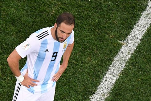 Gonzalo Higuain Pensiun dari Timnas Argentina