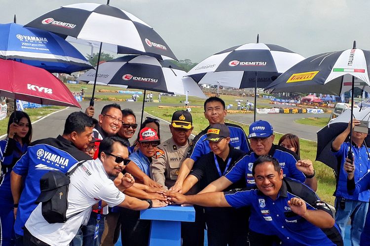 Opening ceremony Yamaha Cup Race di Sirkuit Gokart Boyolali (28/4/2019)