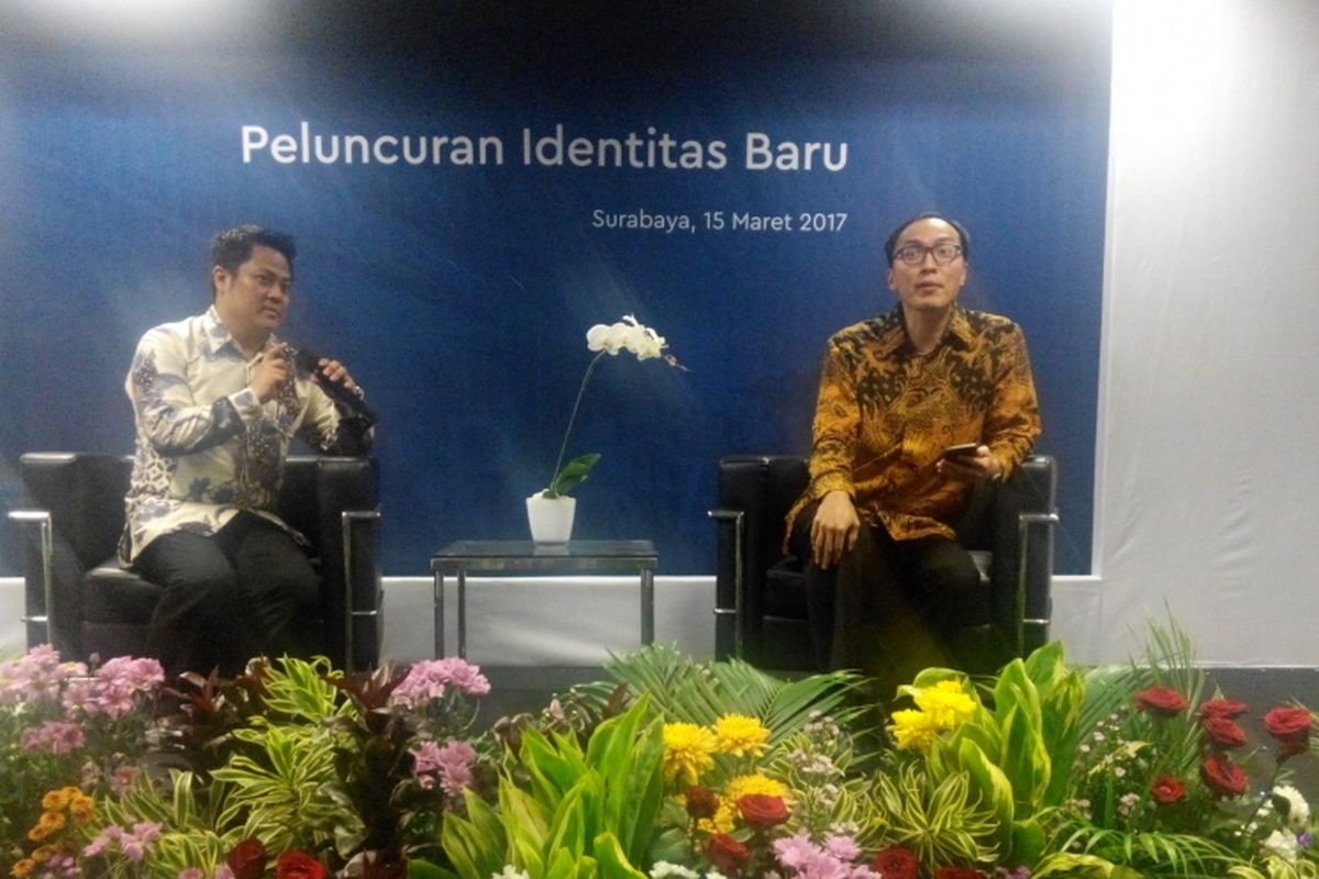 Konferensi pers peresmian identitas baru Sucor Asset Management dan Sucor Sekuritas di Spazio Surabaya, Rabu (15/3/2017).