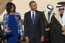 Obama Tiba di Riyadh untuk Temui Raja Baru Arab Saudi