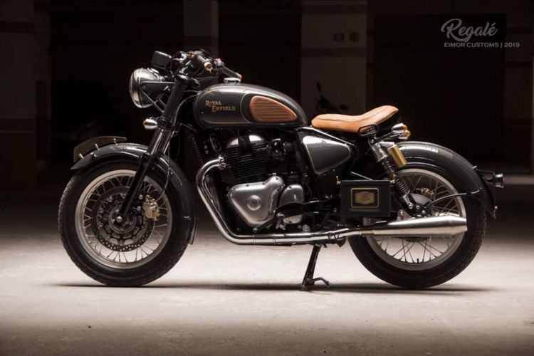 Royal Enfield Interceptor 650 bergaya bobber