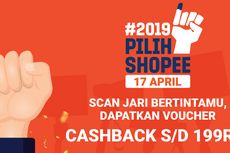 Ramaikan Pemilu, Shopee Beri Voucher Cashback hingga Rp 199.000