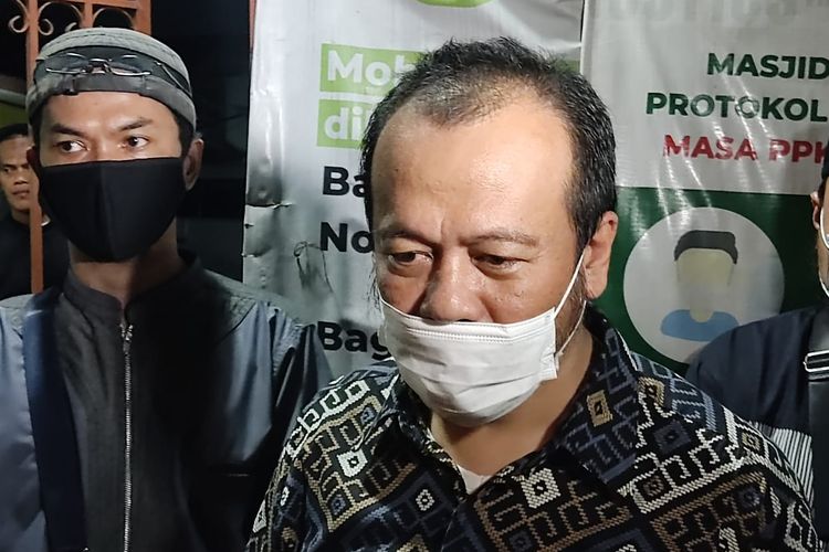 Kuasa hukum tersangka dugaan tindak pidana teroris di Bekasi Farid Okbah, Ismar Syafruddin, Selasa (16/11/2021).