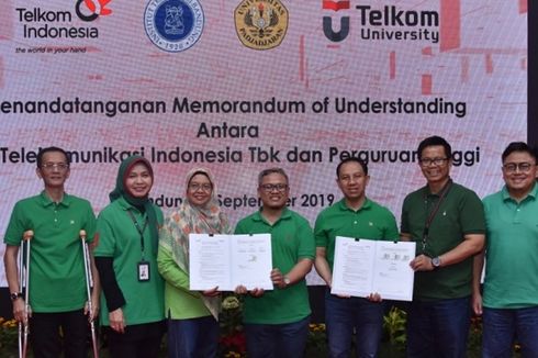 Kembangkan SDM Inovatif, Telkom Gandeng 3 Perguruan Tinggi di Bandung