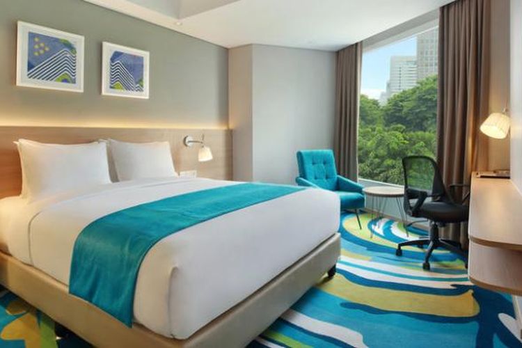 Kamar di Holiday Inn Express Jakarta Wahid Hasyim 