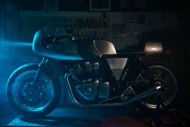 Royal Enfield Rohini karya Young Guns Custom menggunakan basis COntinental GT 650