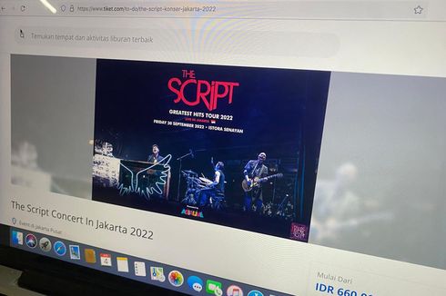 Cara Beli Tiket Konser The Script di Jakarta via Tiket.com serta Daftar Harganya