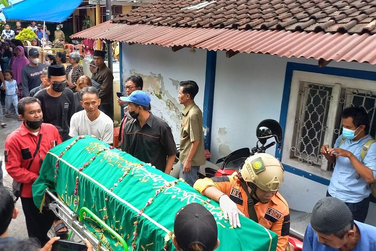 Suasana rumah duka jenazah A di Kota Yogyakarta, Senin (20/3/2023)