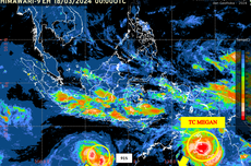 Siklon Tropis Megan Sebabkan Hujan dan Angin Kencang di Indonesia, Sampai Kapan?