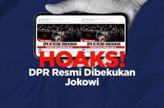 INFOGRAFIK: Beredar Hoaks DPR Resmi Dibekukan Jokowi