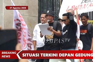 Massa dari Pati Membubarkan Diri Usai Demo 27 Agustus, Tinggalkan Gedung DPR RI