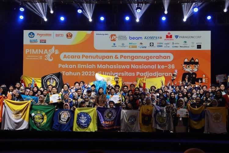 Acara penutupan dan penganugerahan PIMNAS ke-36 di Universitas Padjadjaran (Unpad), Kamis (30/11/2023) 