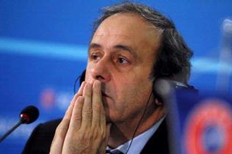 Presiden UEFA, Michel Platini.