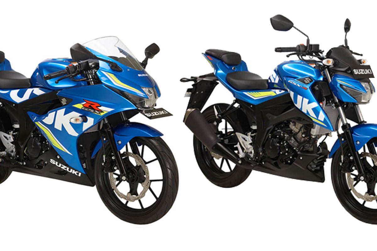GSX-R 150 dan GSX-S 150 warna metallic triton blue 