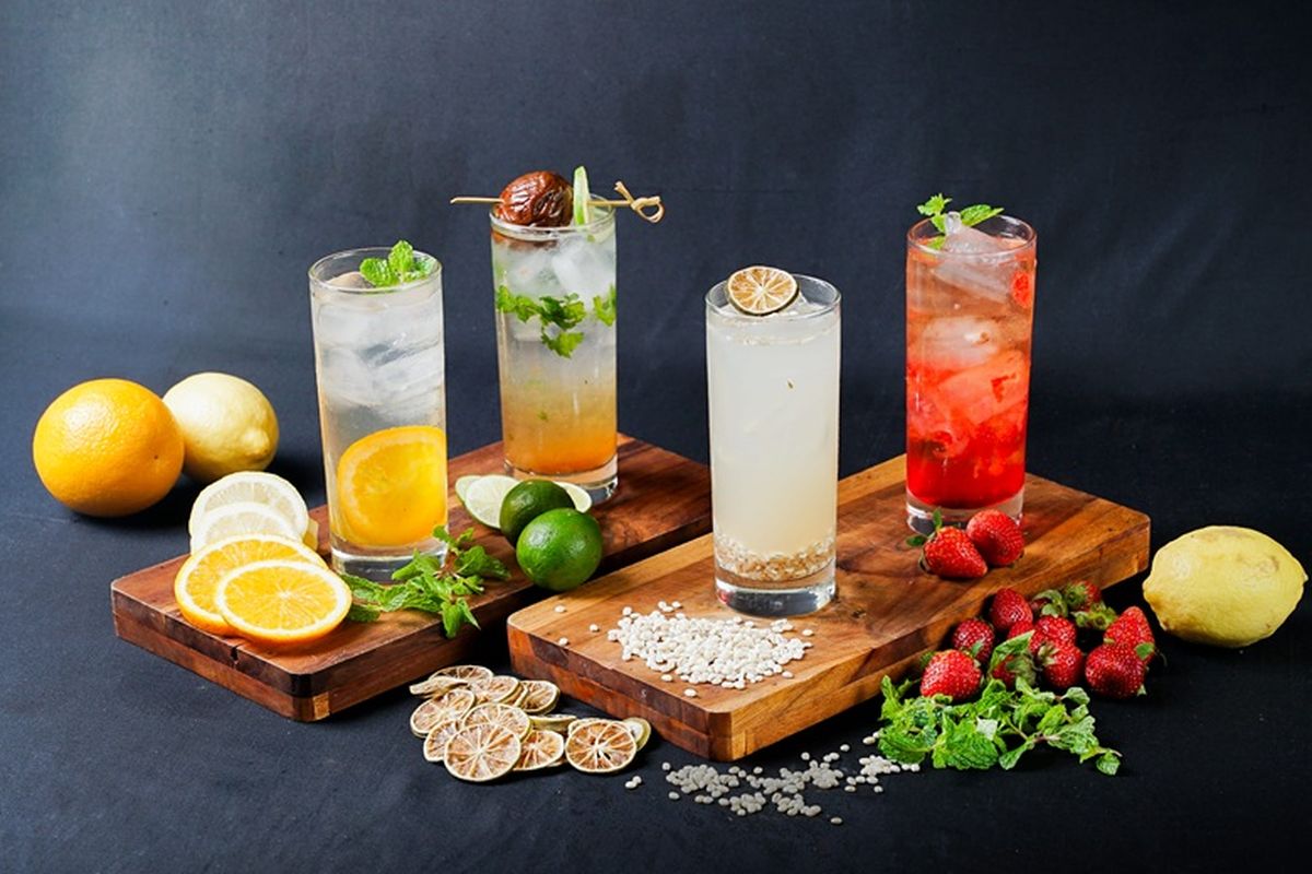 Empat minuman segar dihadirkan Archipelago Indonesia pada program 60 Seconds to Seoul. 