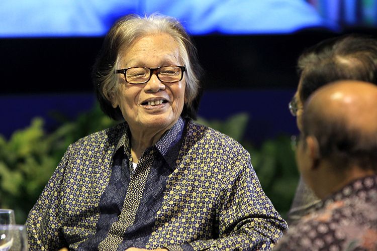 Kompas Gramedia founder Jakob Oetama passes away in Jakarta on 9 September 2020. He was seen in archival photo from June 2015