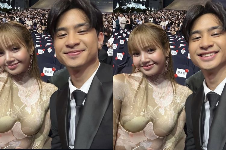 Penampilan aktor Devano Danendra bersama Lisa BLACKPINK di Busan International Film Festival (BIFF) 2025 yang digelar di Haeundae-gu, Busan, Korea Selatan.