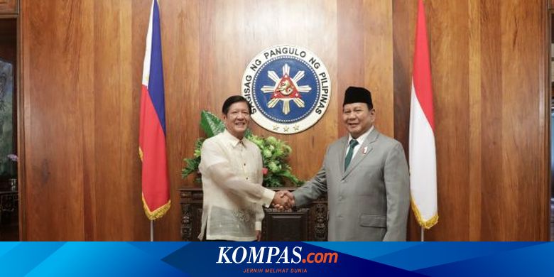 Prabowo Melawat ke Filipina, Temui Bongbong Marcos Jr