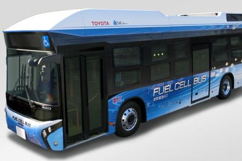 Bus Hidrogen Pertama Toyota Beroperasi di Jepang