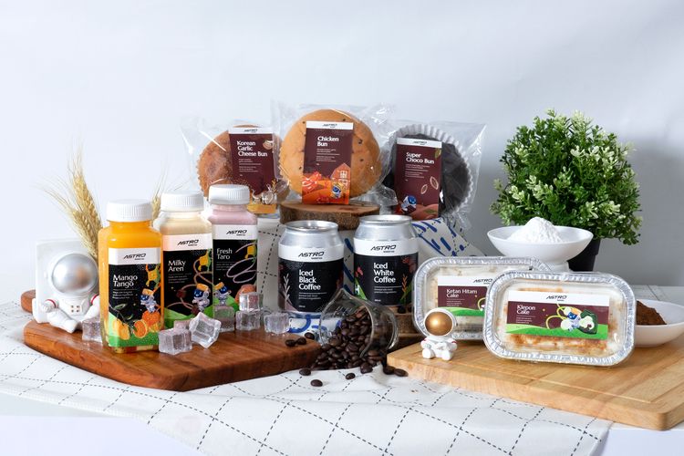 Produk makanan dan minuman dari Astro Private Label khusus Ramadhan. 