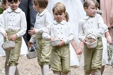 Pangeran George dan Putri Charlote Jadi Pengiring Pengantin Harry-Meghan