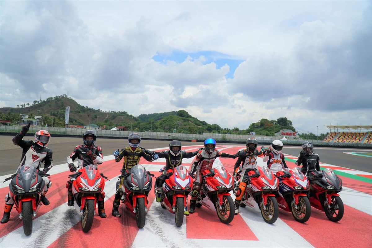 Wahana ajak loyalis Honda geber CBR250RR di Sirkuit Mandalika