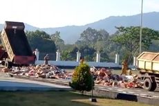 Sampah 4 Truk Dibuang di Halaman Kantor Bupati SBB, Chandra Kesal