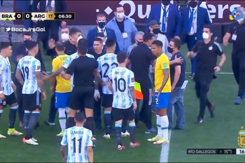 3 Skenario Lanjutan Laga Brasil Vs Argentina, Messi dkk Kalah dan Kena Denda?