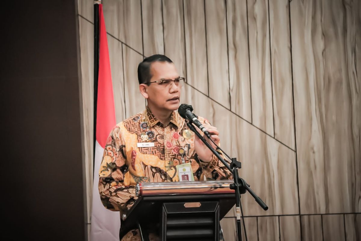 Direktur Jenderal (Dirjen) Prasarana dan Sarana Pertanian (PSP) Kementerian Pertanian (Kementan) Ali Jamil dalam agenda Rapat Konsolidasi Ditjen PSP Kementan di Kota Semarang.