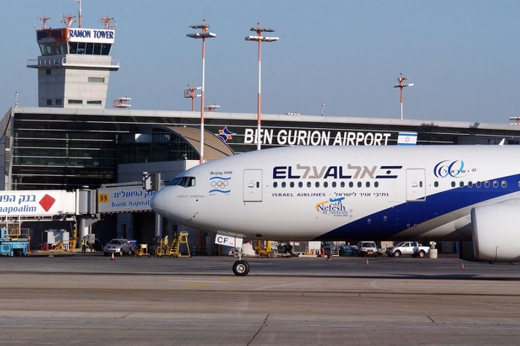 Bandara internasional Ben Gurion, Israel.