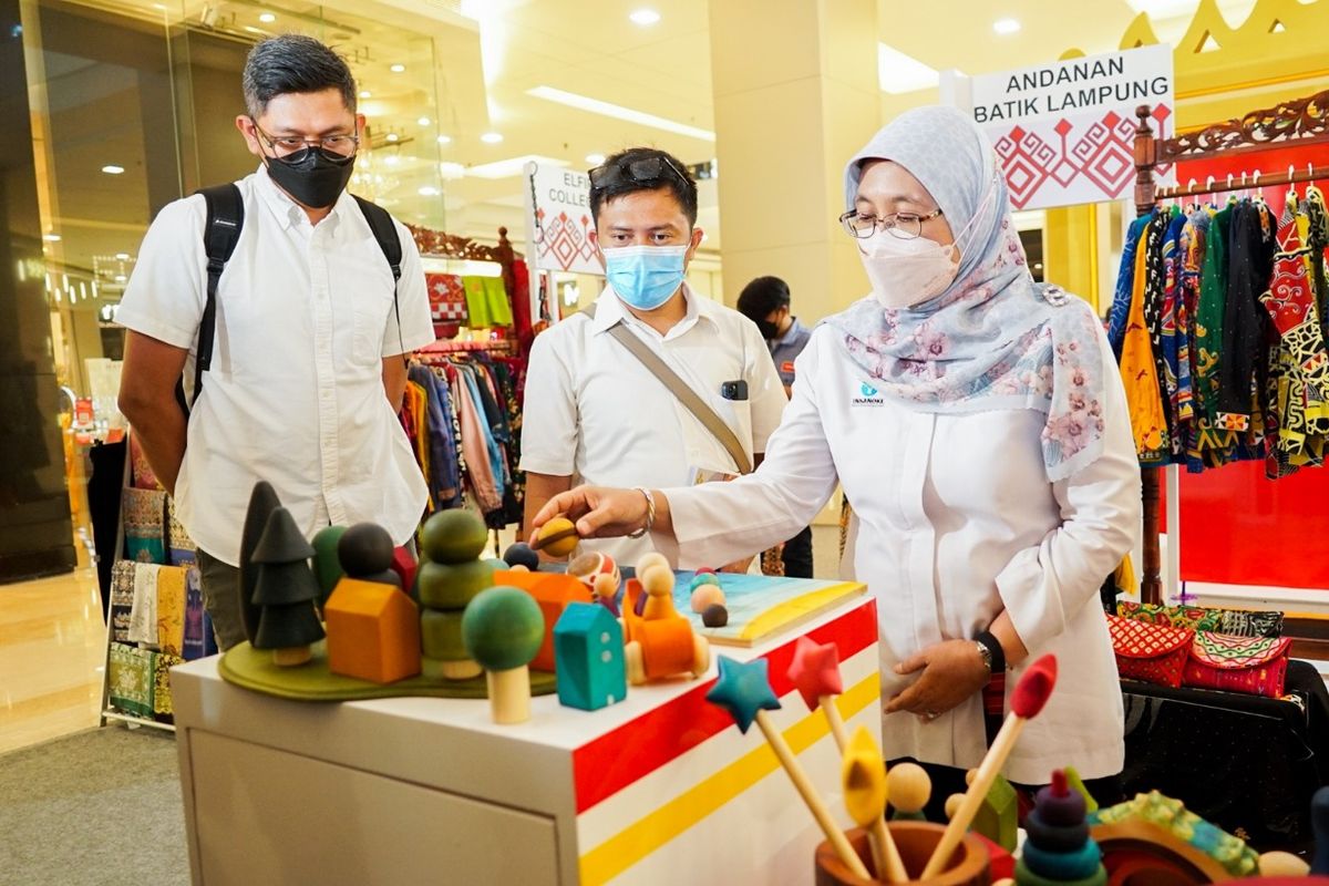 Gaungkan Gernas BBI, Kemenperin Boyong 28 IKM Lampung Mejeng di Ibu Kota