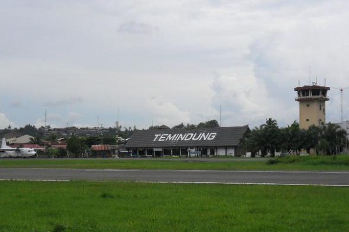 Bandara Temindung, Samarinda, Kalimantan Timur.
