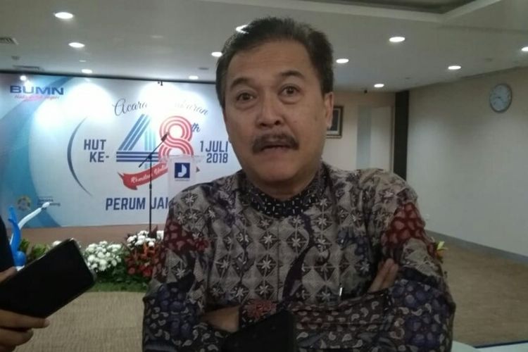 Direktur Utama Perum Jamkrindo Randi Anto, di Jakarta, Senin (2/7/2018).