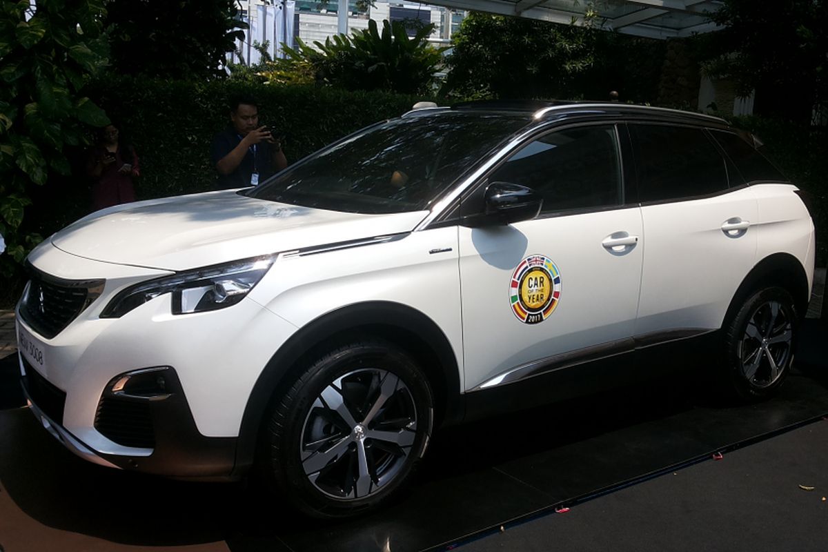 New Peugeot 3008 yang diluncurkan di Jakarta, Rabu (28/3/2018).