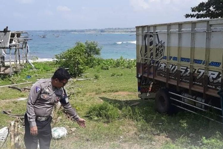 Ilustrasi kecelakaan truk.