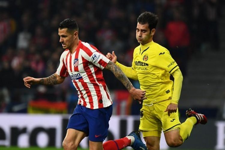 Laga Atletico Madrid vs Villarreal pada lanjutn pekan ke-25 Liga Spanyol, Senin (24/2/2020) dini hari WIB.