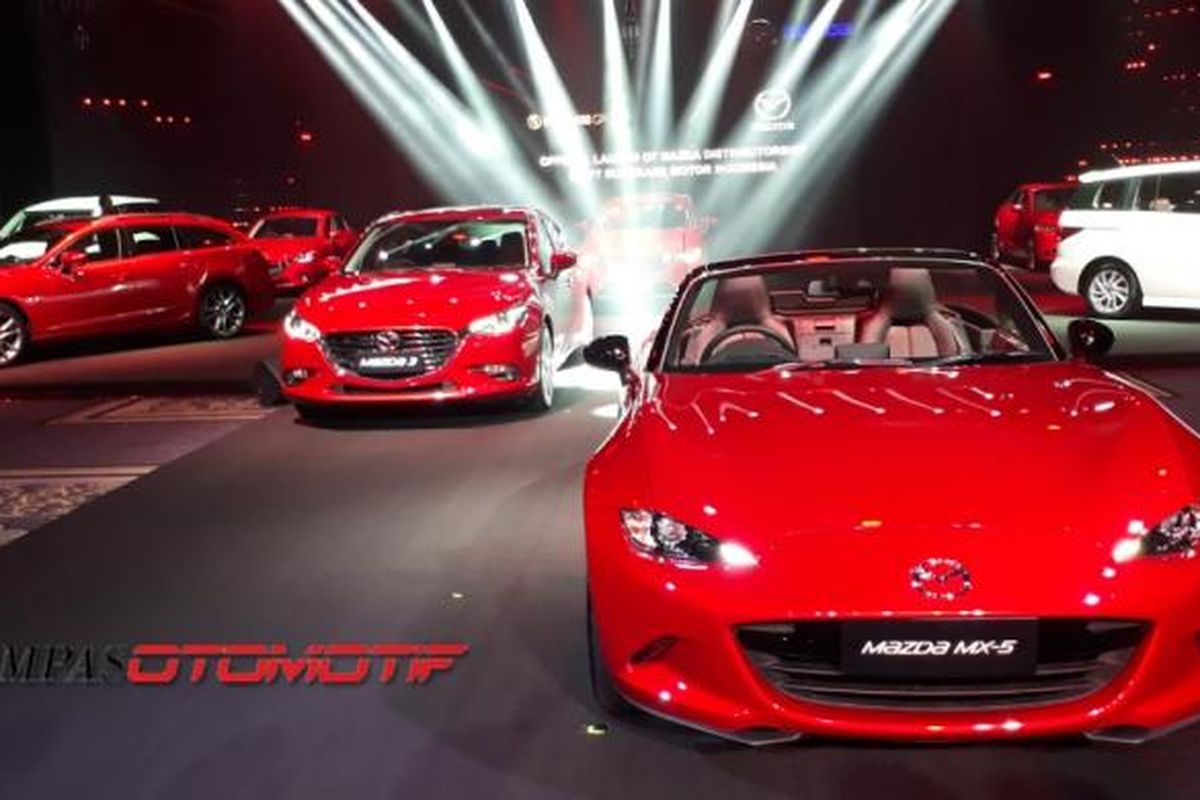 Lima model baru Mazda siap meluncur dengan harga cukup tinggi.