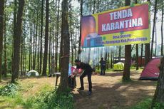 Karantina Diri, Menginap di Tenda di Tengah Hutan Pinus Wisata Purbalingga