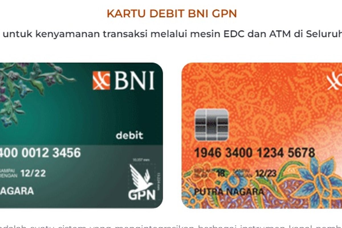 Ilustrasi cara mengambil uang di ATM BNI alias cara ambil uang di ATM BNI.