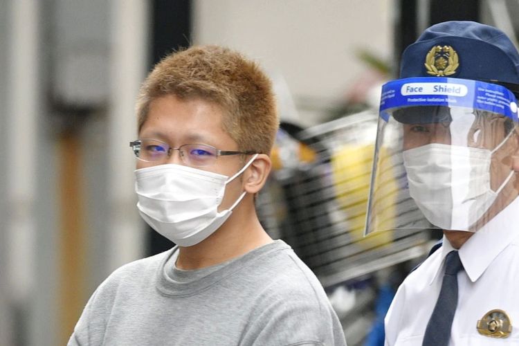 Kyota Hattori, 24, yang ditangkap atas dugaan insiden penikaman, pembakaran, dan asam di kereta Keio Line pada hari Halloween pada 31 Oktober 2021.