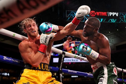 Duel Floyd Mayweather Jr Vs Logan Paul Dianggap Settingan