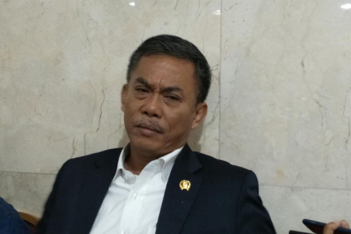 Ketua DPRD DKI Jakarta Prasetio Edi Marsudi di gedung DPRD DKI Jakarta, Jalan Kebon Sirih, Jakarta Pusat, Selasa (18/9/2018) malam.