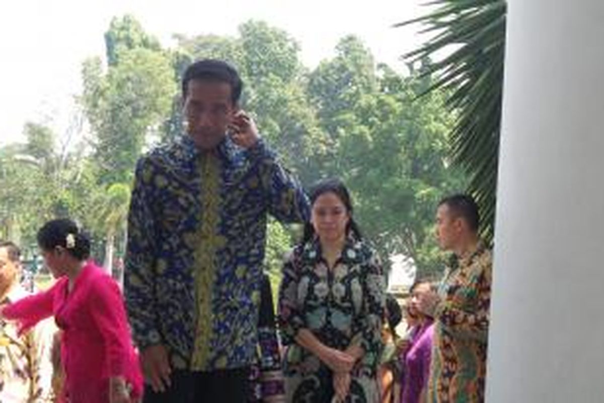 Presiden Joko Widodo di Istana Bogor.