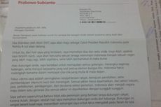 Ini Isi Surat Prabowo kepada Guru SD di Depok