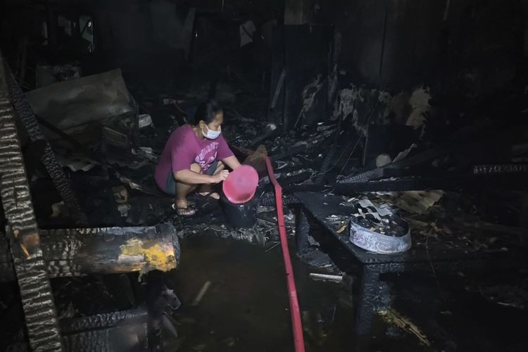 Kebakaran Asrama Polri Ciledug Tangerang Mulai Padam, Asap Masih Mengepul