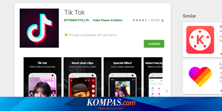 Diblokir Di India Tiktok Rugi Rp 7 Miliar Tiap Hari