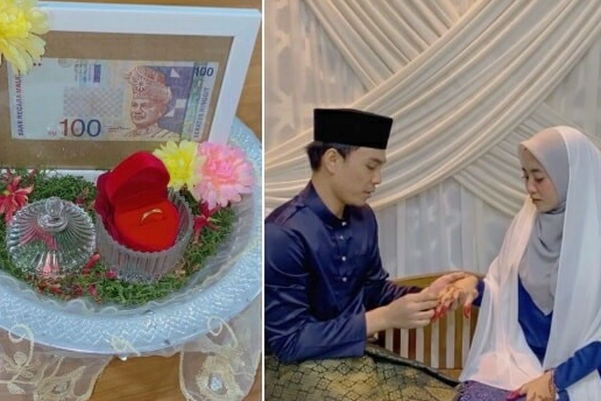 Pasangan yang baru saja menikah di Melaka, Malaysia baru-baru ini menyita perhatian warganet Negeri Jiran. Sebab, pasangan itu sukses menggelar acara pernikahan dengan alokasi dana minim demi tabungan di masa depan. Pasangan Malaysia itu mengaku hanya menghabiskan uang kurang dari 1.000 ringgit Malaysia (sekitar Rp3,4 juta) untuk pernikahan mereka, dan acara berjalan dengan lancar.
 Pengantin perempuan, Ashiekin, baru-baru ini membagikan cerita pernikahan murah yang dijalaninya tersebut di Twitter.