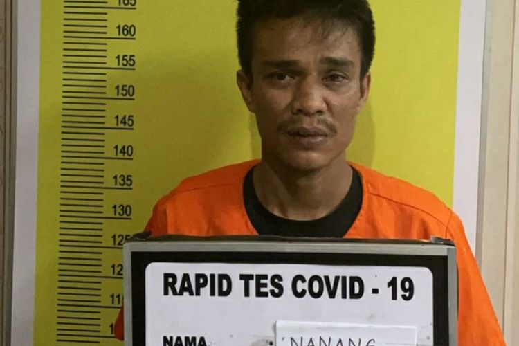Satu dari tujuh tahanan kabur, Nanang (36), berhasil ditangkap kembali oleh tim Satreskrim Polresta Pekanbaru, Minggu (7/2/2021).