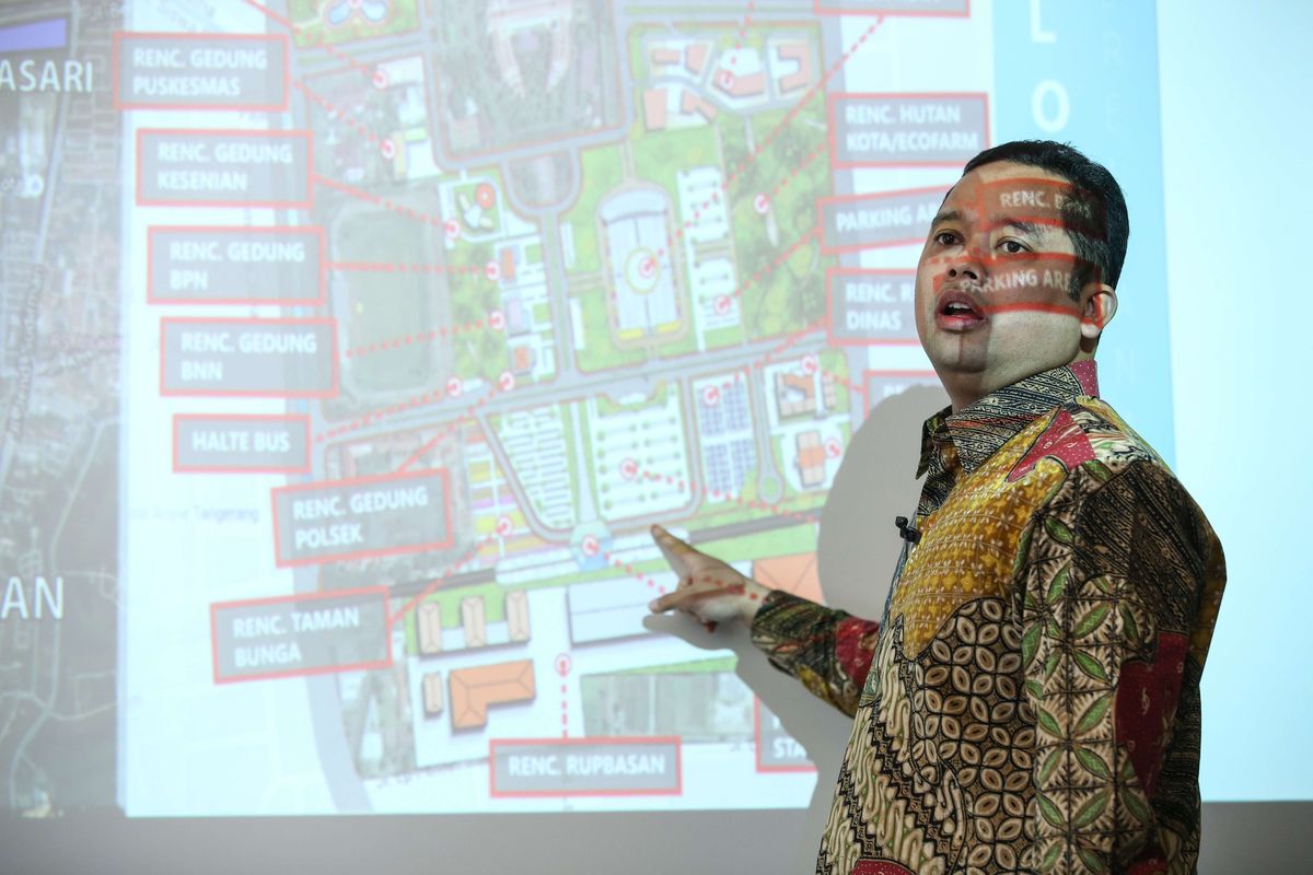 Wali Kota Tangerang, Arief R Wismansyah saat berkunjung ke Kantor Redaksi Kompas.com, Menara Kompas, Jakarta, Senin (17/7/2019).