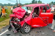 Truk Boks Tabrak Avanza di Madiun, 1 Penumpang Meninggal, 4 Orang Terluka